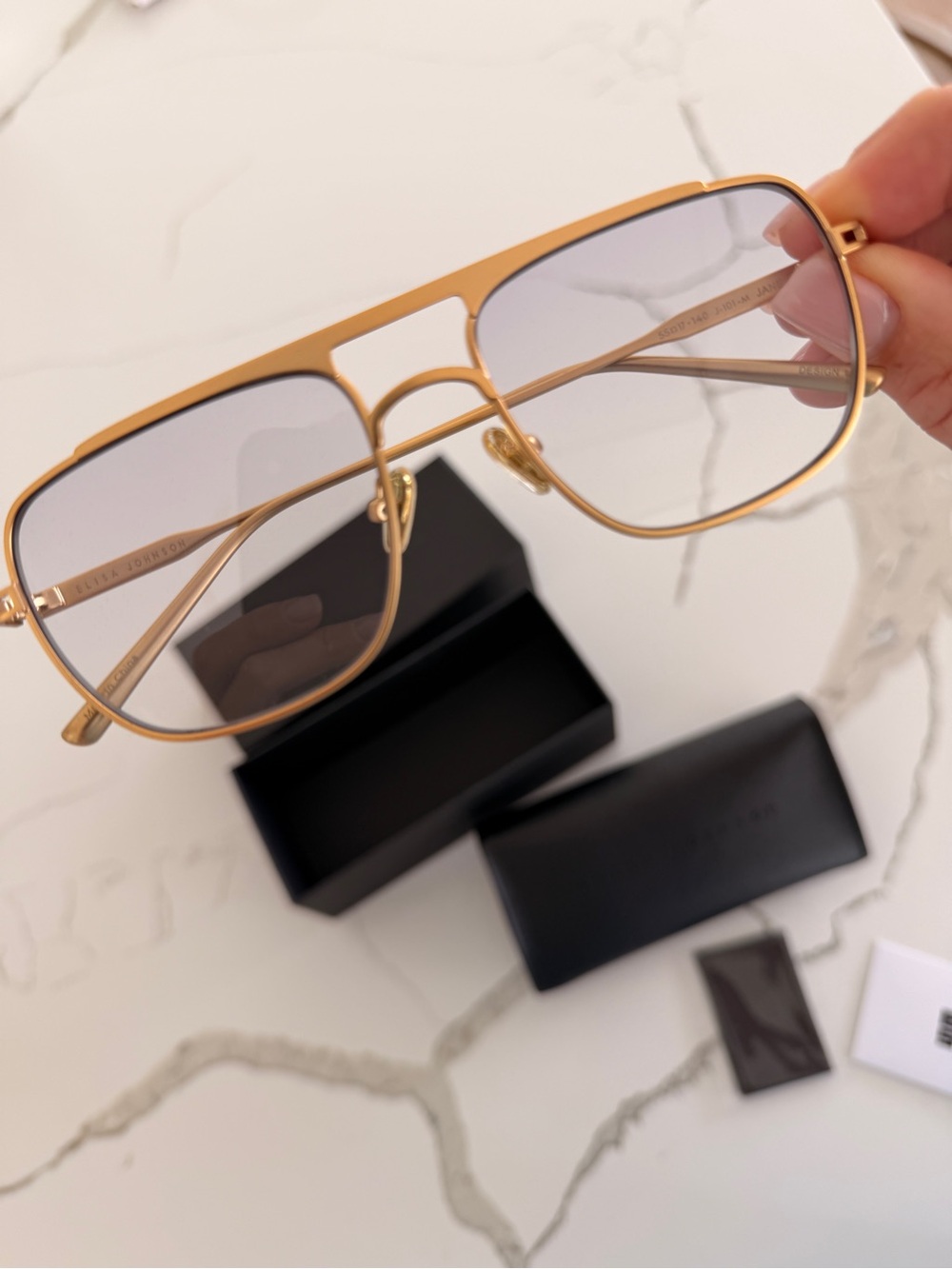 Gold Aviator Women's Sunglasses - Designer Style